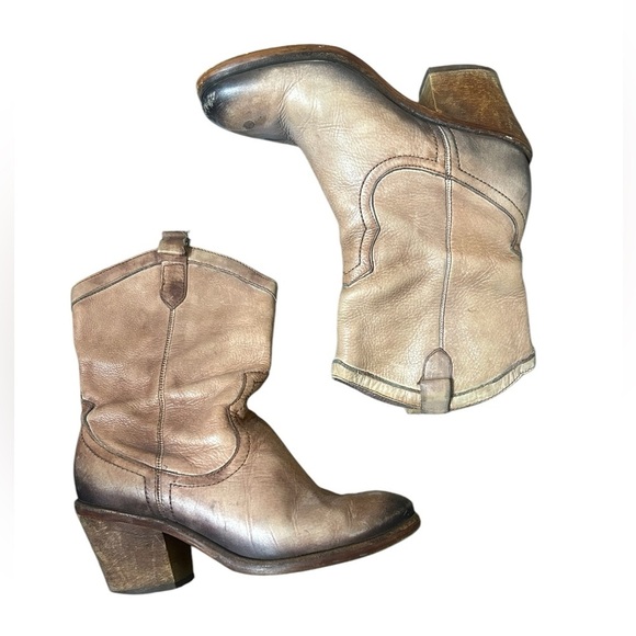 Sam Edelman Size 8M slight slouch cowboy boots in good used condition - Picture 1 of 12